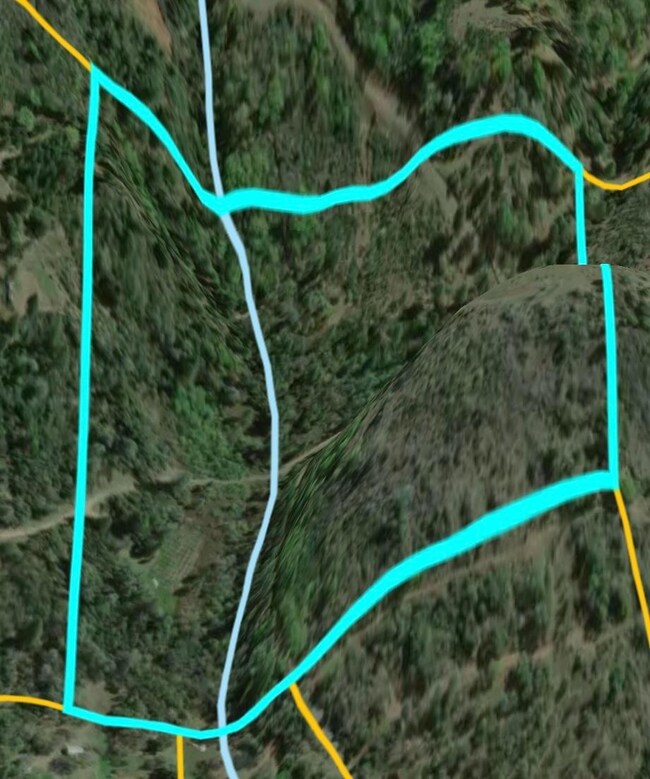 Approximate topographical projection.