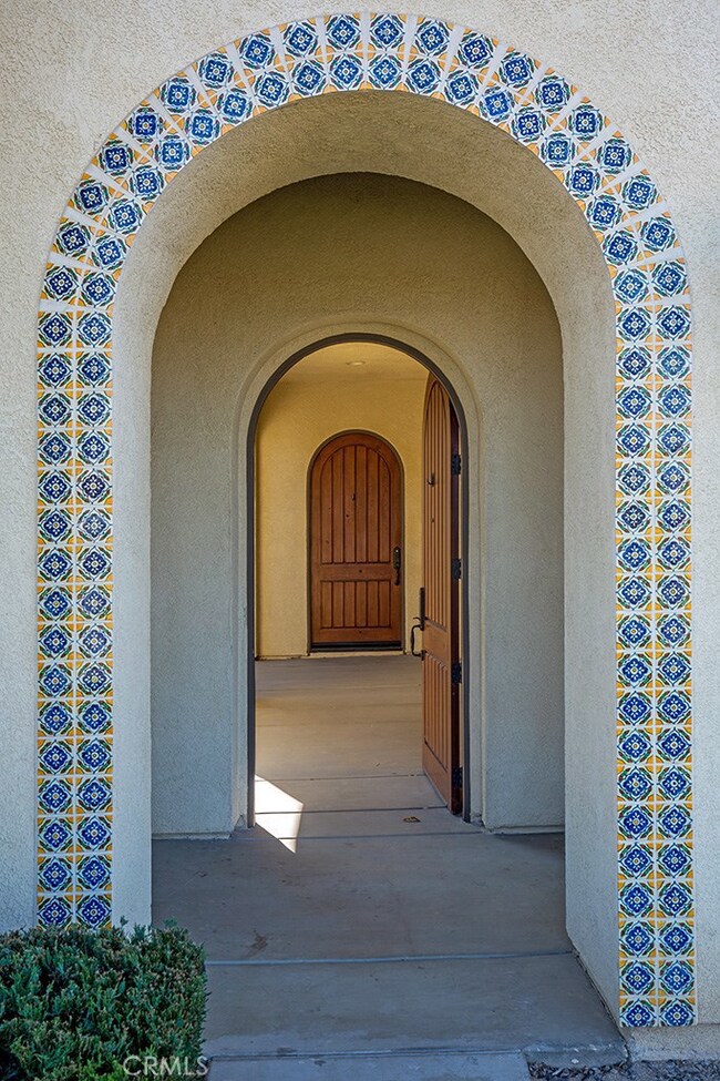 Court Yard Door looking at Front Door