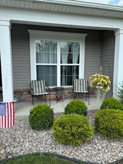 Front porch & garden