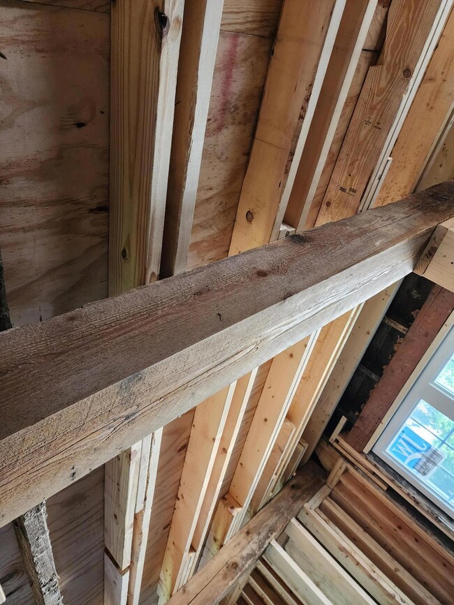 Exposed Cedar Beam