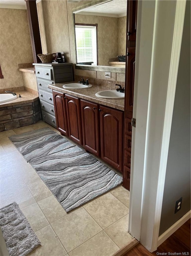 Primary Bath with Double sinks