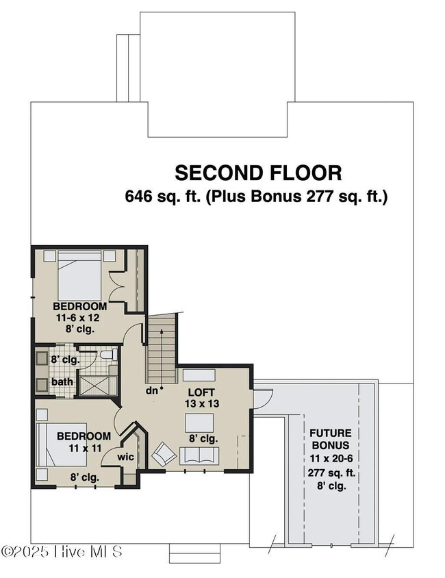 6004 Stern 2nd floor