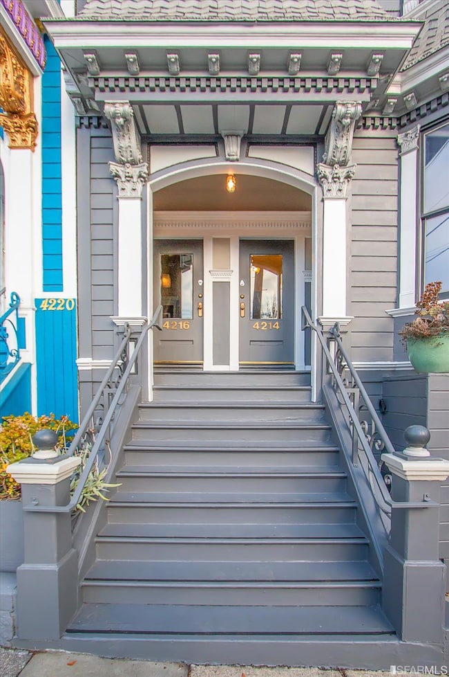 Building entry.
