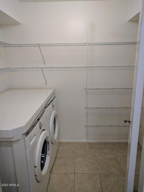 Huge pantry and laundry