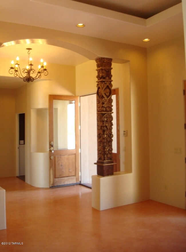Entry and formal dining room