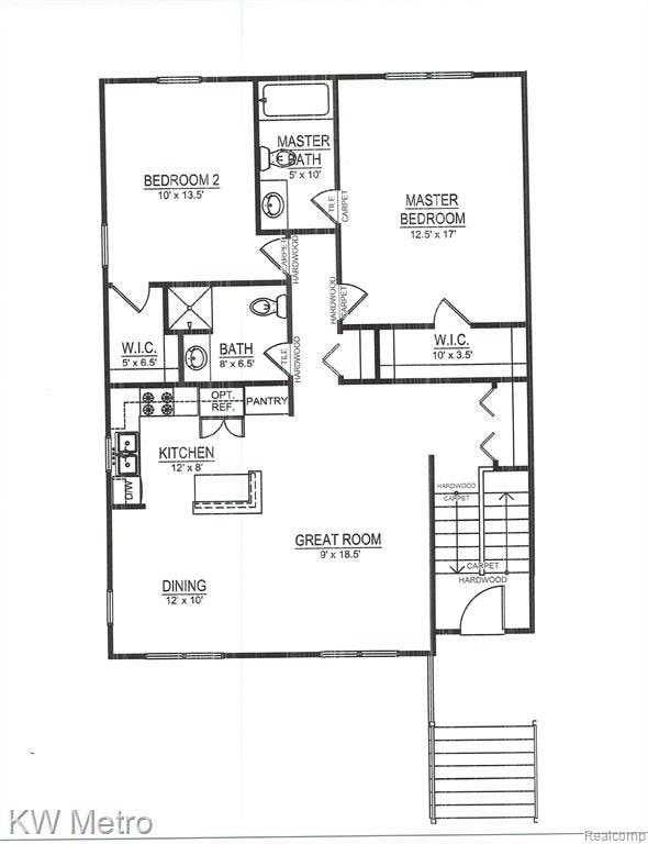 Pinewood Main Living Area Floorplan