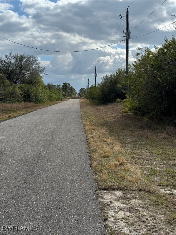View of street North