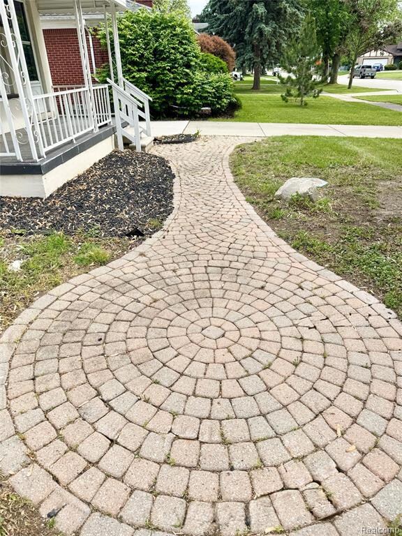 Custom Brick Paver Path