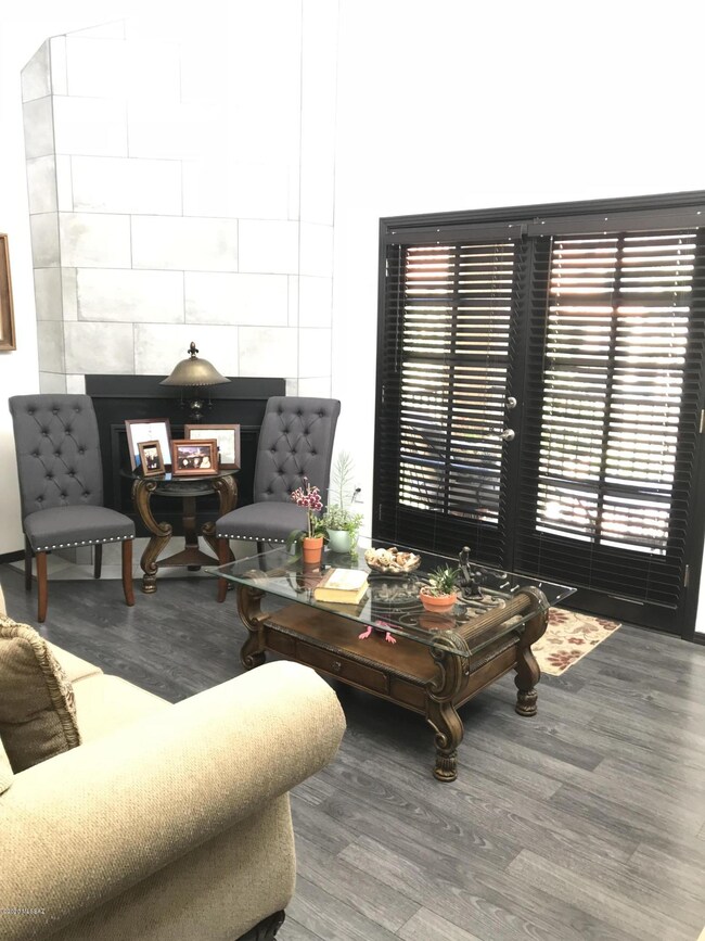 French doors to patio