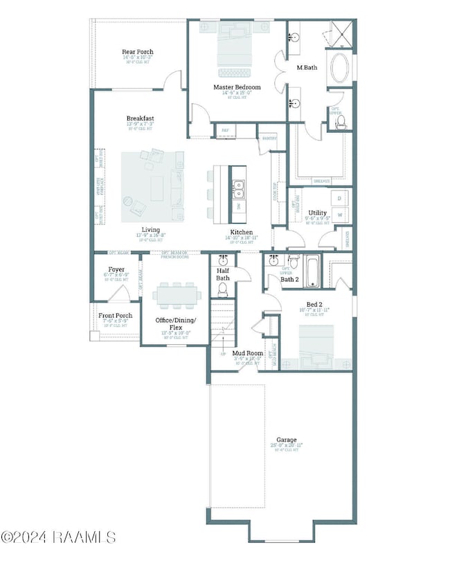 Vacherie A - First Floor STD FP_6.9.23-
