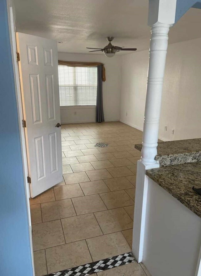 VIEW FROM KITCHEN TO LIVINGROOM