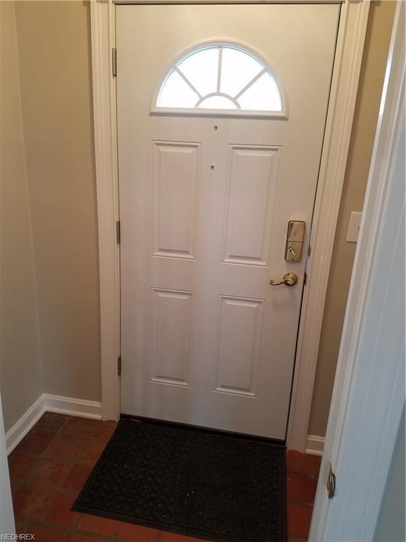 Charming enclosed foyer entrance