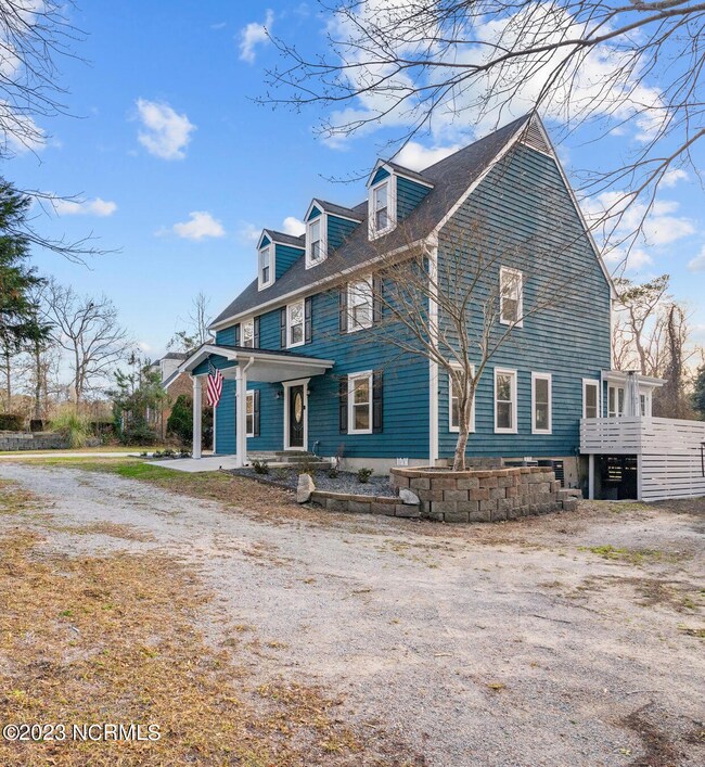 front right side of house
