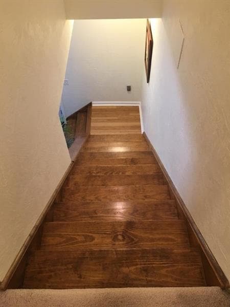 Gorgeous Hardwood Stairs to the second level