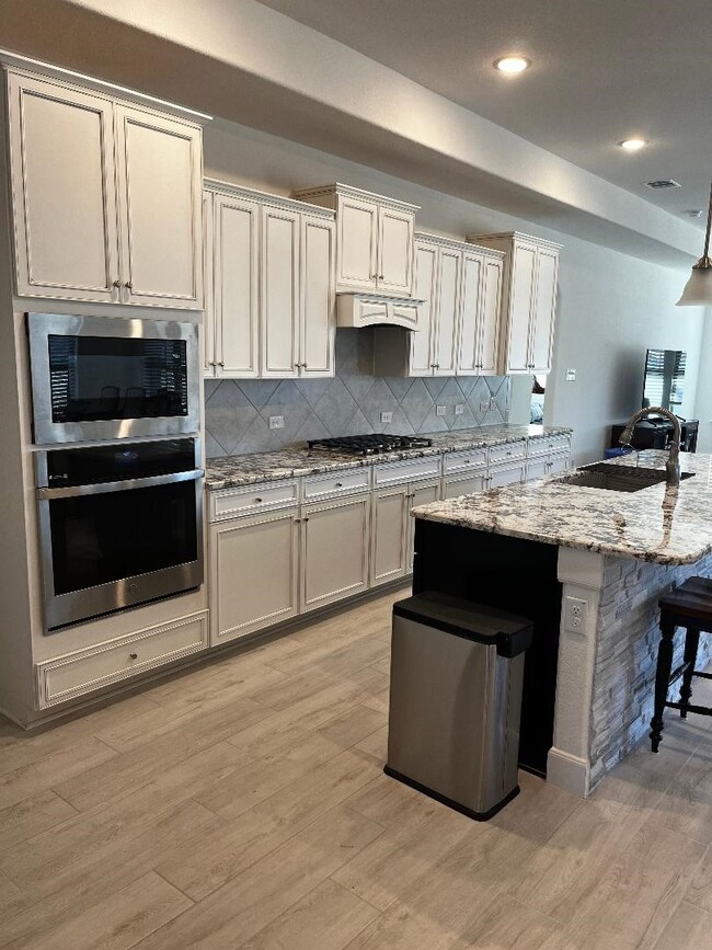 Kitchen with GE Profile Appliances