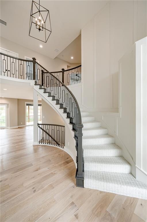 Curved staircase