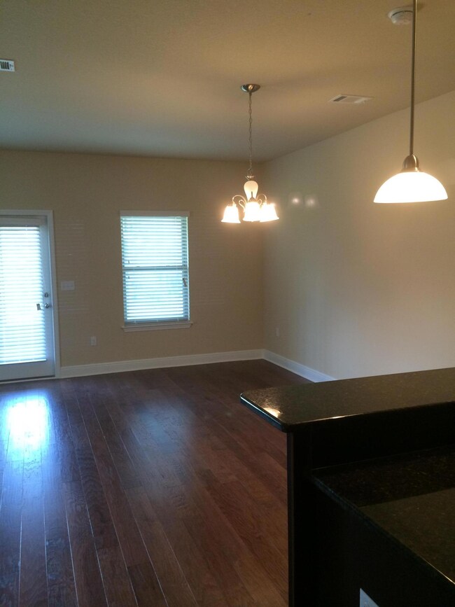 From kitchen to dinning area