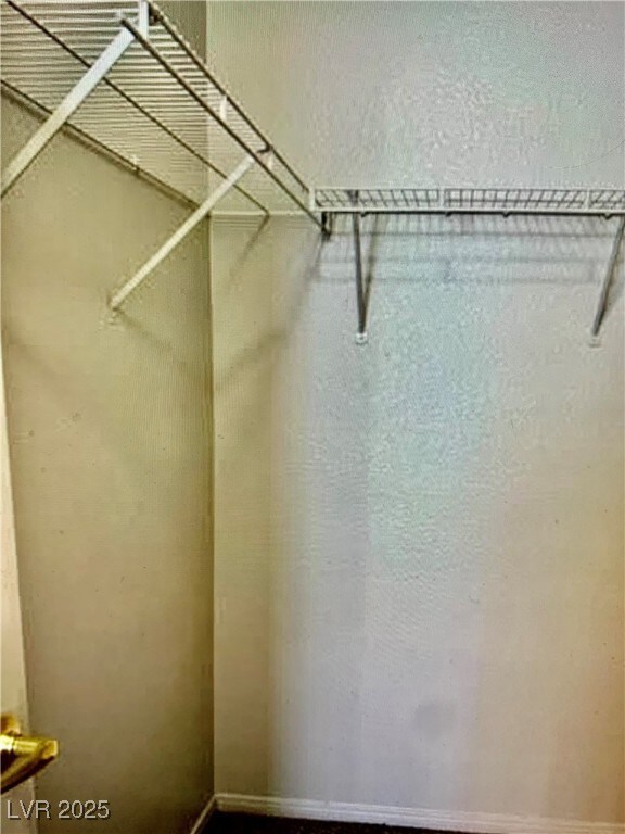View of spacious closet