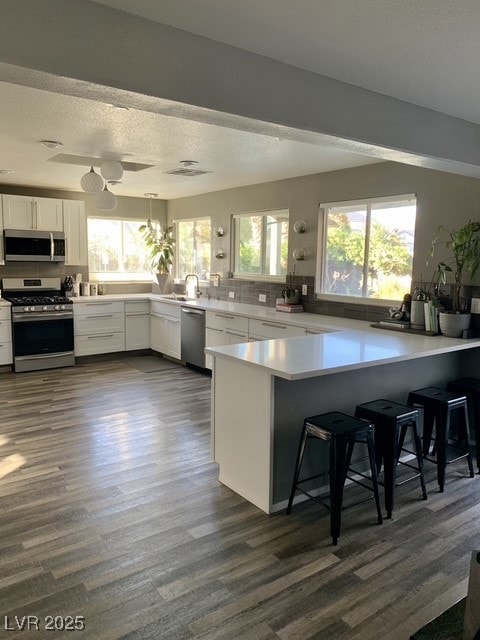 Kitchen featuring stainless steel appliances, plen