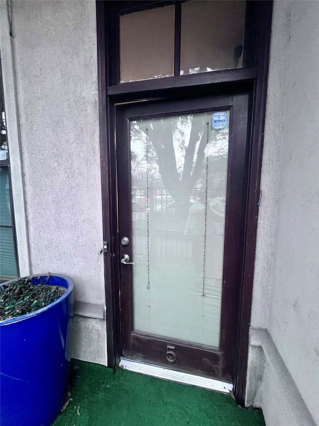Beautiful glass door