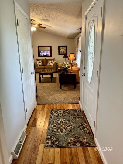 Entry into house.