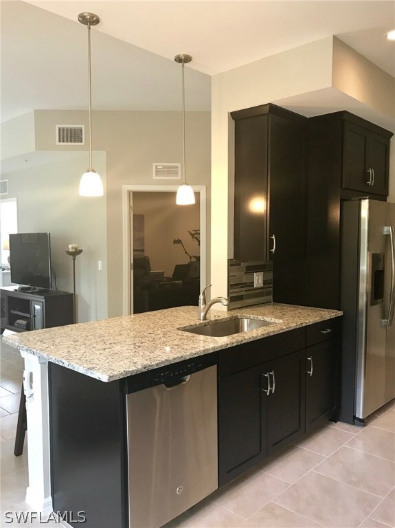 Granite Kitchen Island, View I