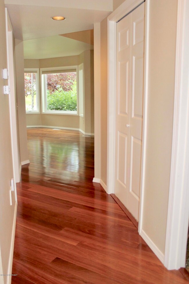Guest coat closet and half bath