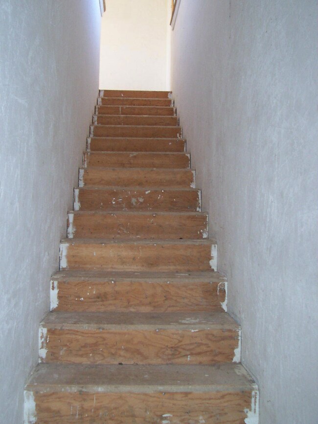 Staircase to upper level