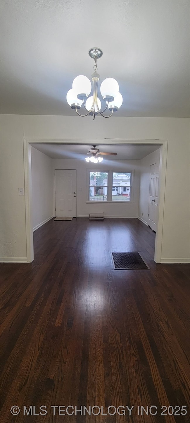Beautiful hardwoods in living & dining.
