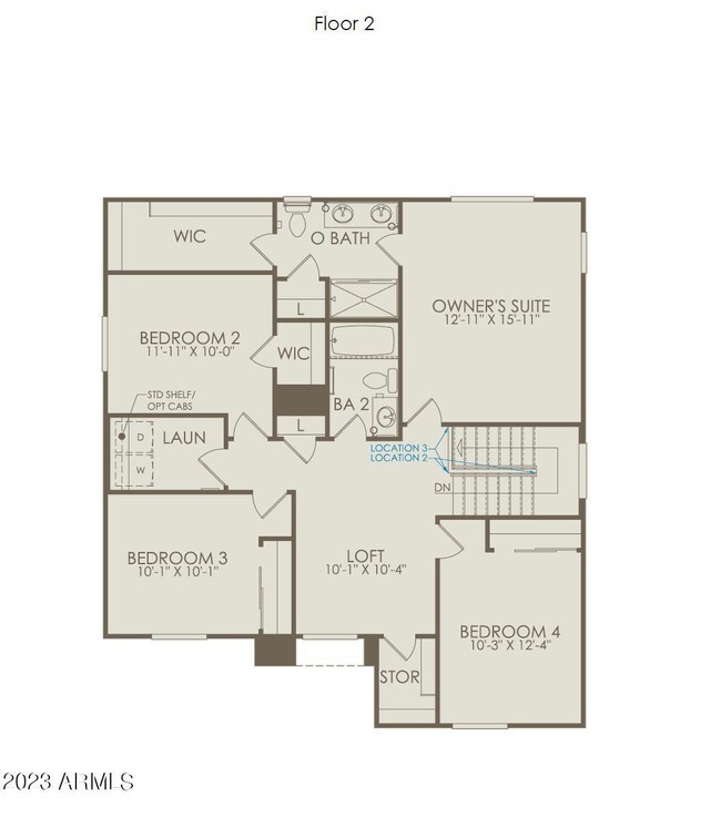 Floor Plan - 2nd Story