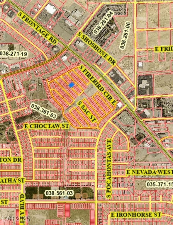 Highway 160, parks and stores streets away.