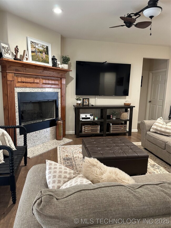 Cozy up to a warm fireplace.