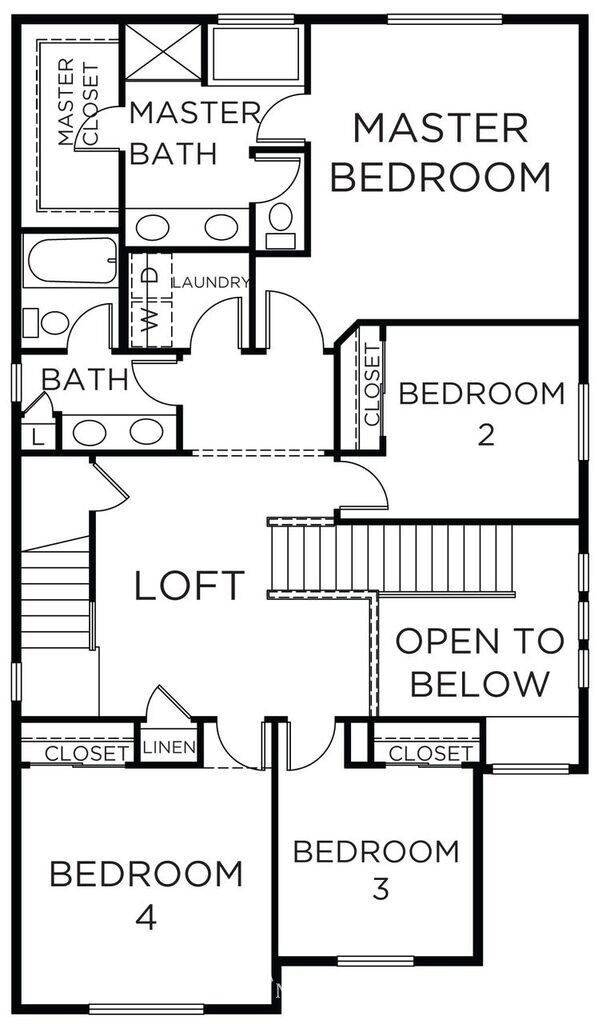 This is a general representation of floor plan and may vary from actual home constructed. Features in photos, upgrades, elevation, materials, dimensions and layout all subject to change.