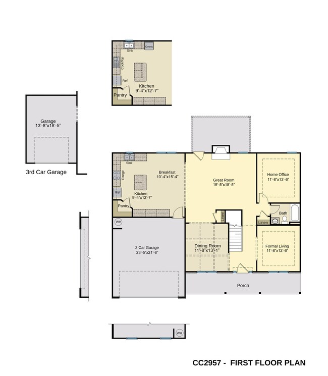 CC2957 Cedar Hill FIRST FLOOR PLAN