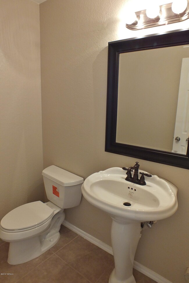 Downstairs powder room