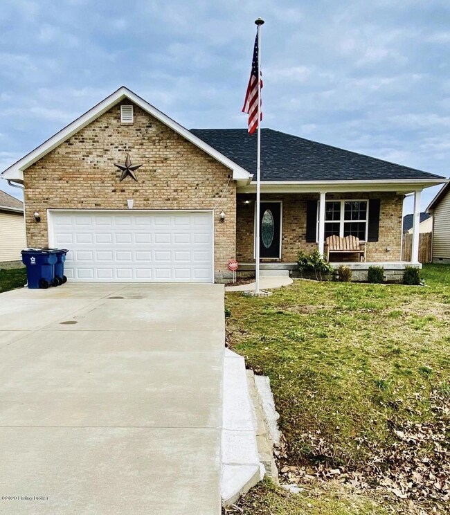 front of Hensley Road house