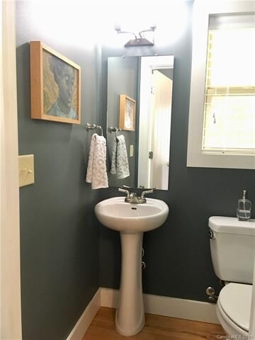 Powder room on main level
