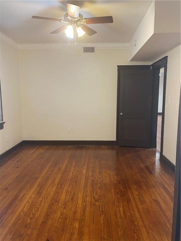 Master Bedroom with ceiling fan.