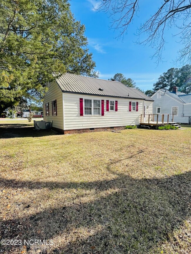 Back of property