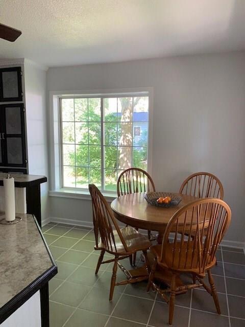 Eat in kitchen with a lot of natural light.