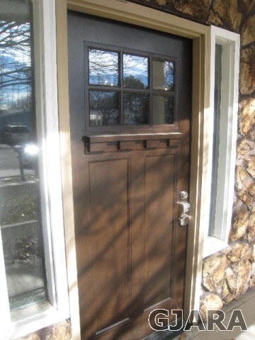 Keyless entry lock on Front Door.