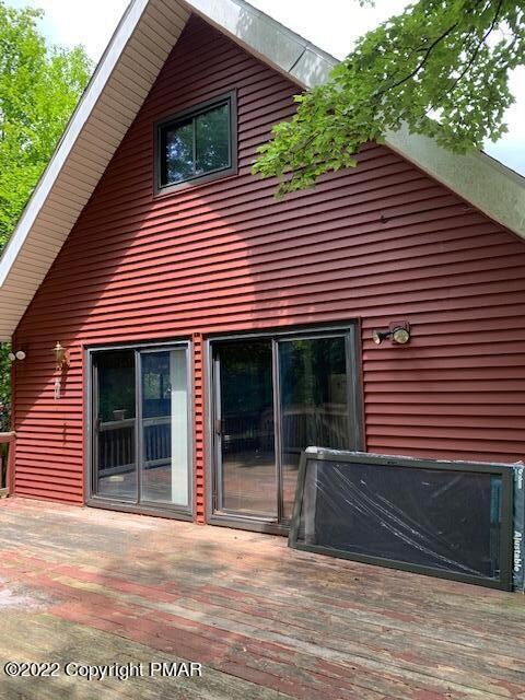 rear of house