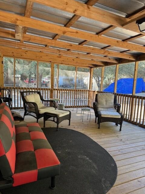 rear screened porch