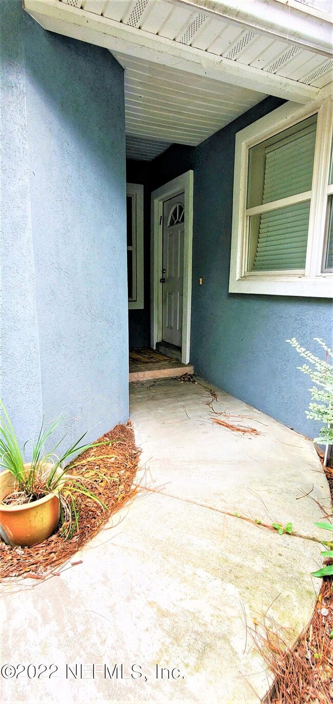 Outside Front Door