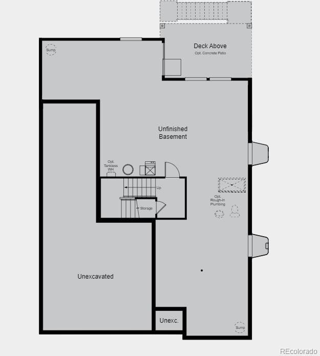 Structural options include: covered outdoor living