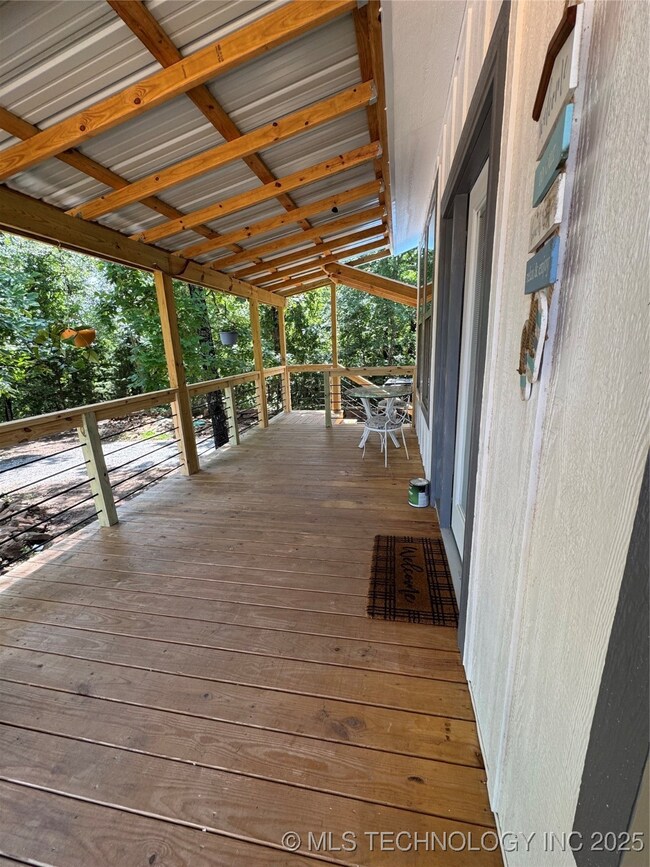 Covered front porch