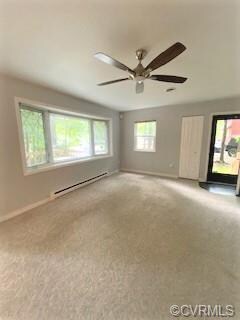 Family Room view from Kitchen, looking out front e