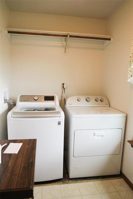 Main floor laundry room.  Even has a window for na