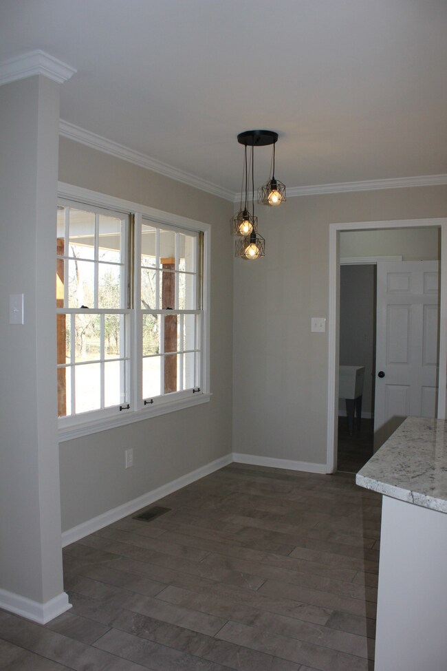Breakfast Nook with a View of the Back Yard