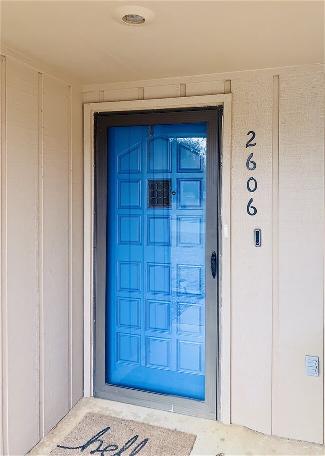 Welcoming front door!